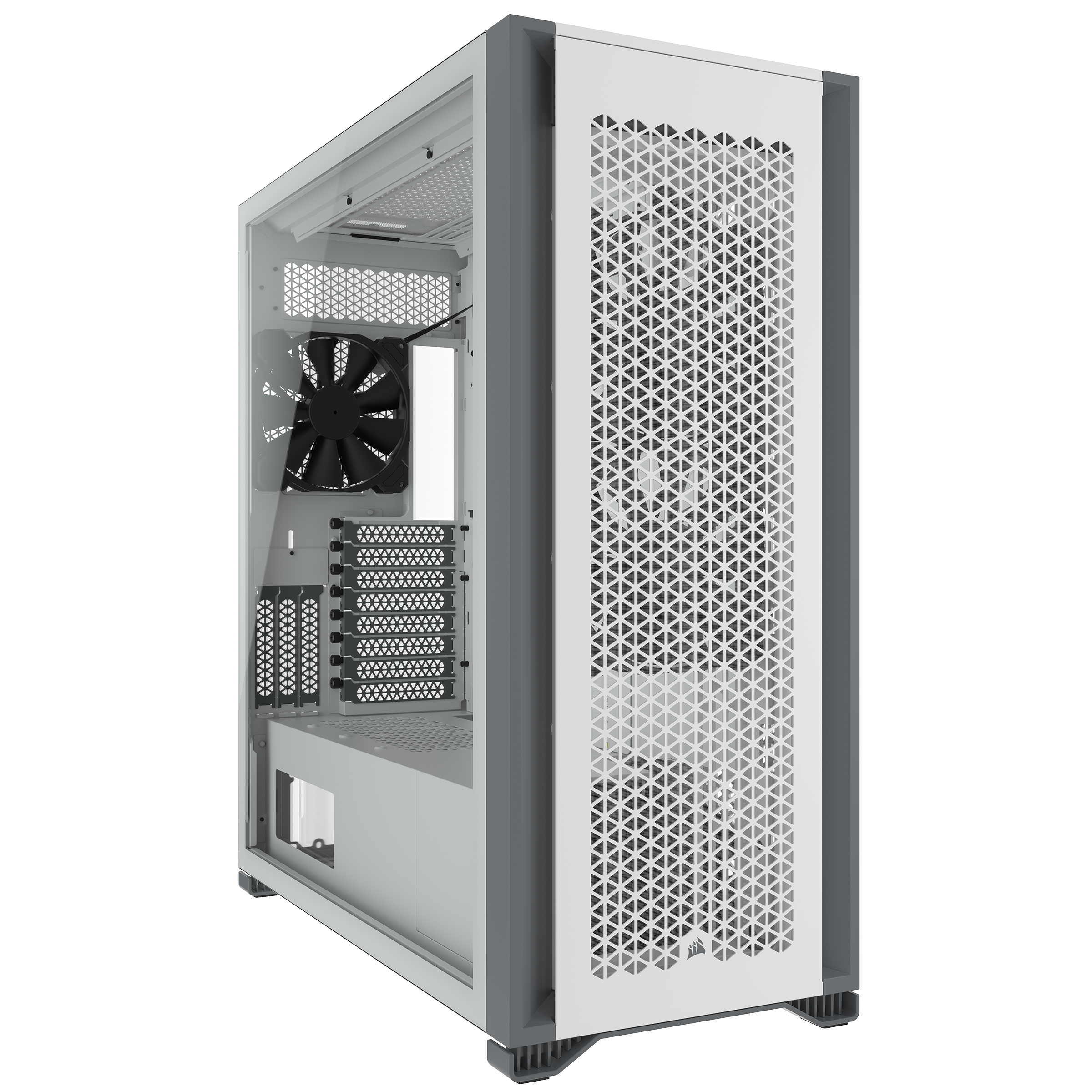Corsair 7000d Airflow TG - White - Gehäuse - Fulltower - Weiß - Gehaeuse