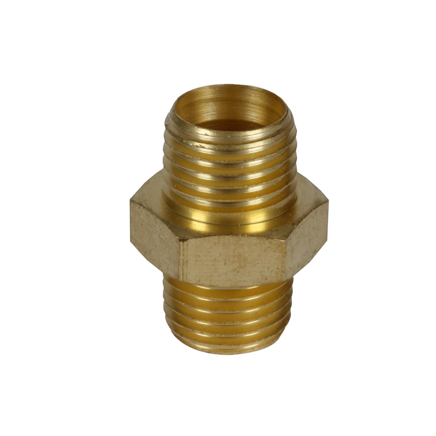 Einhell Air Compressor Accessory Double Connector Nipple R 1/4" - Haus Garten