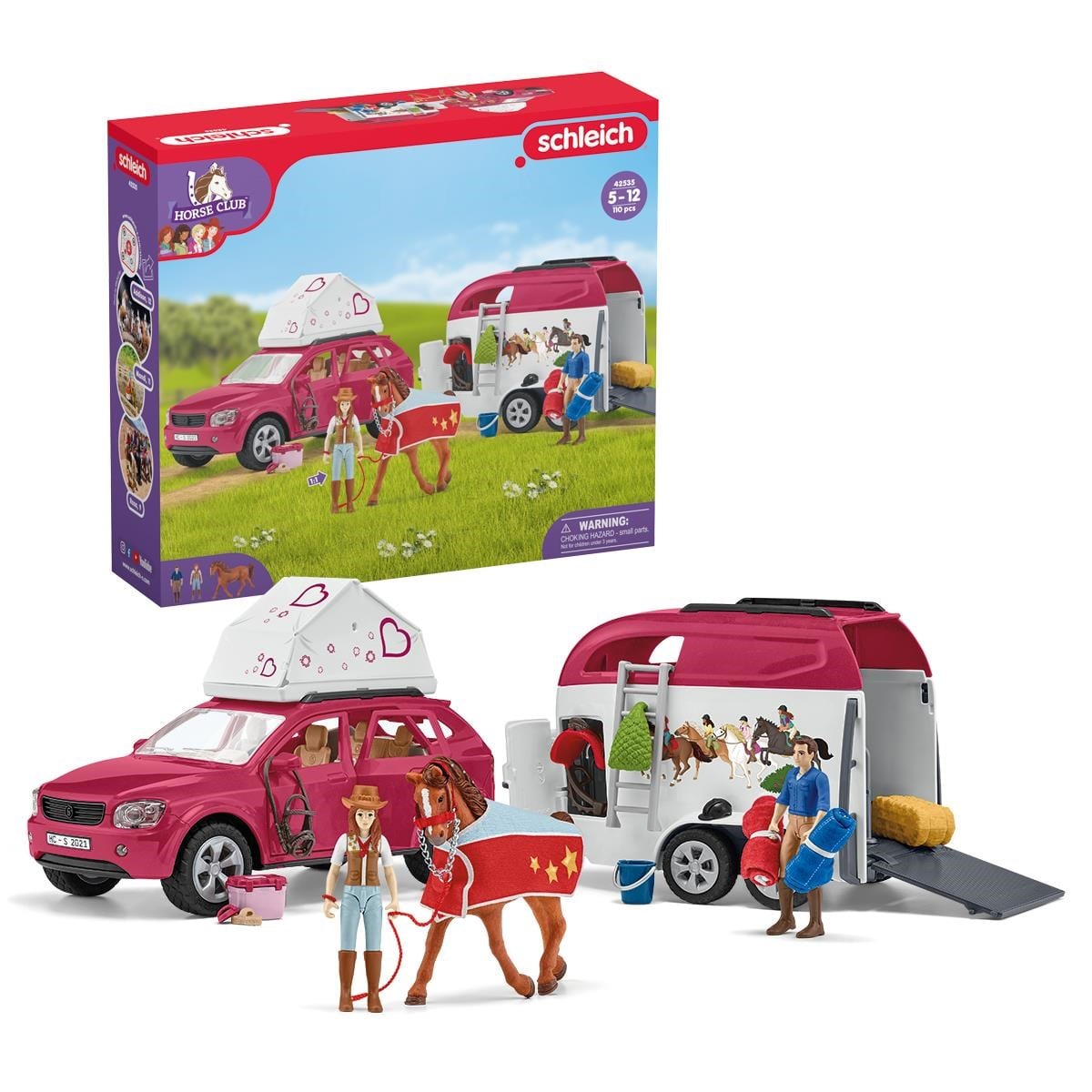 Schleich Pferdeabenteuer Mit Auto Und Anhänger 42535