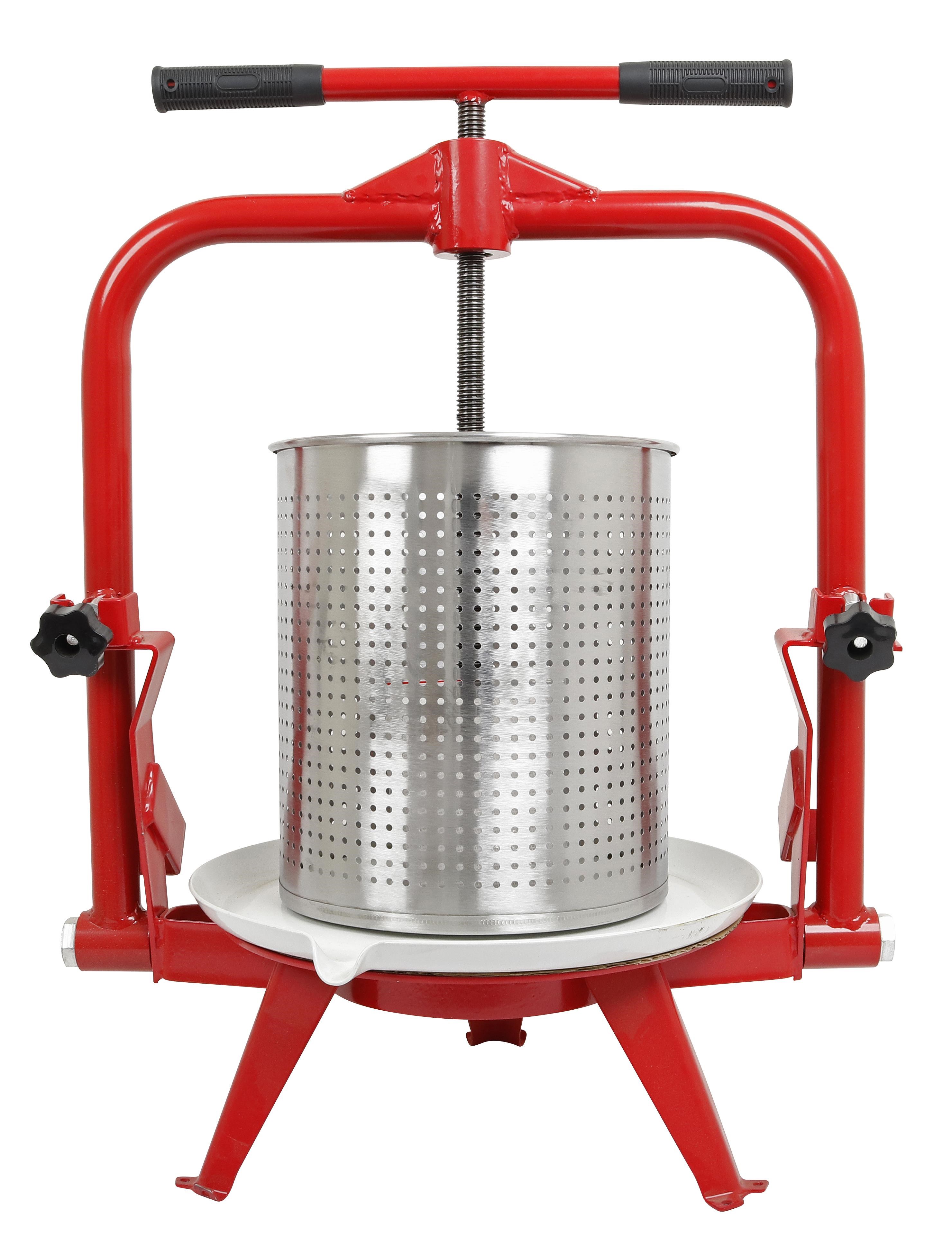Green>it Obstpresse - Rostfreier Stahl - 14 L - Gartengeraete 91392