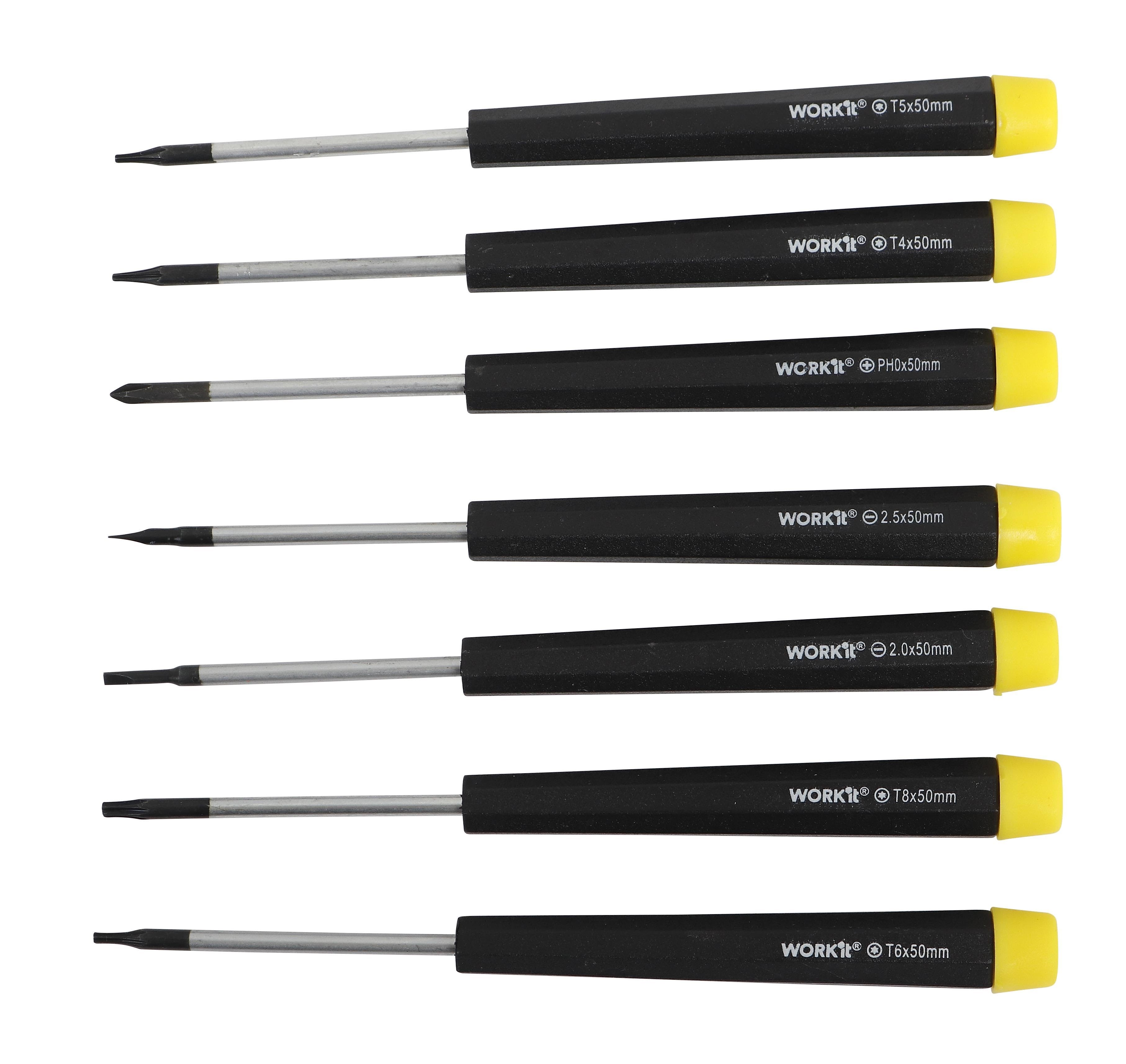 Millarco Mini Screwdriver Set - 7 Pcs. - Handwerkzeuge 70056