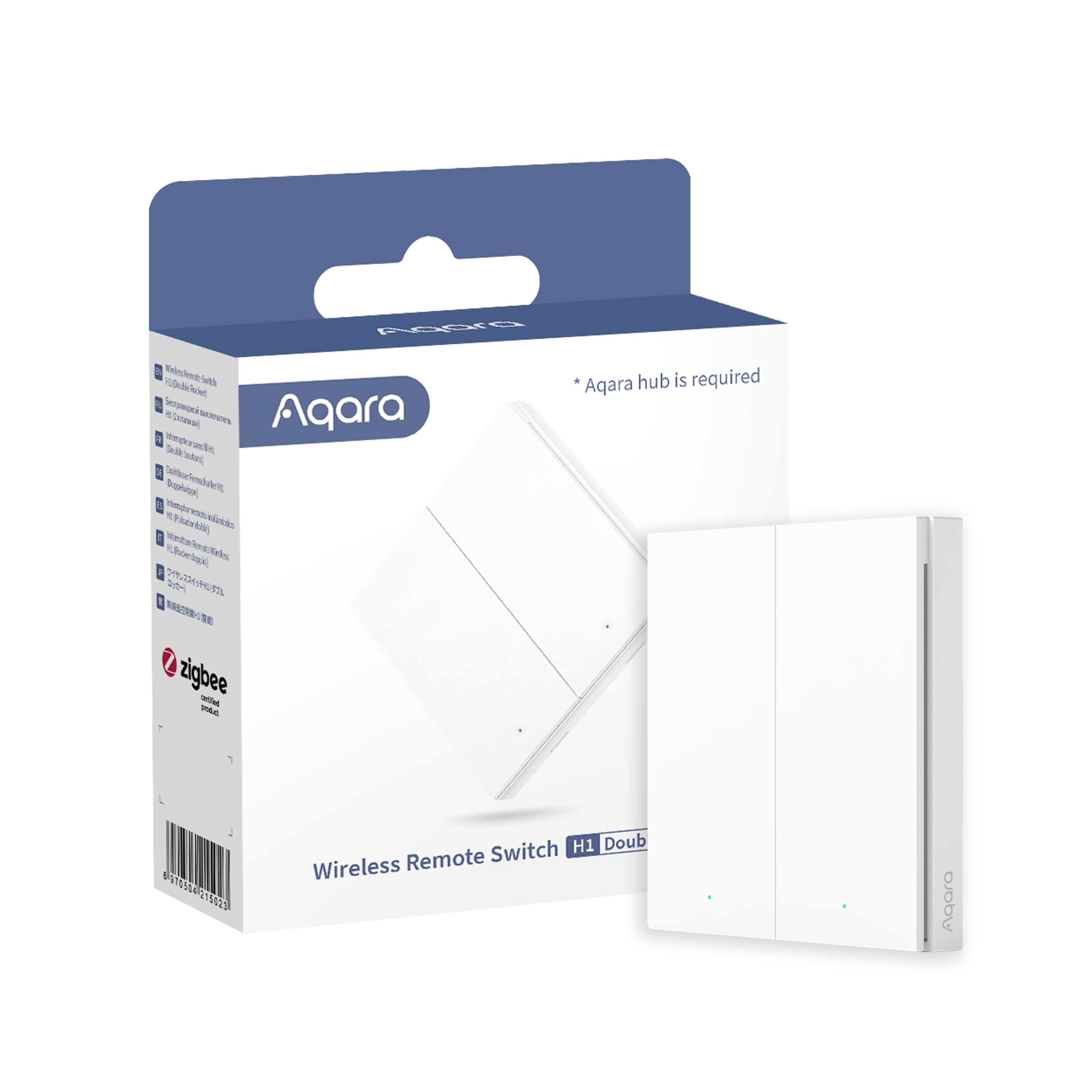 Aqara Wireless Remote Switch H1 Double Rocker - Smart Home Wrs-r02