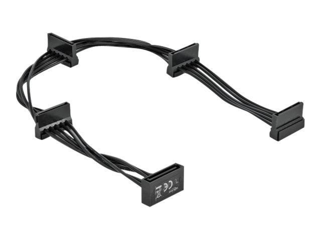 Delock Power Adapter - Sata Power to Sata Power - 40 cm - Kabel Und Draehte