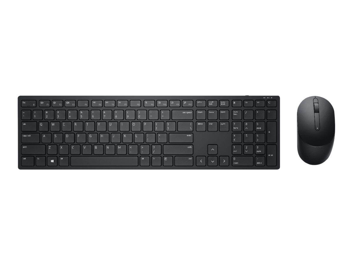 Dell Pro Wireless Keyboard And Mouse / 580-ajrc (US International) - Tastatur & Maus Set - Universal - Schwarz - Tastaturen