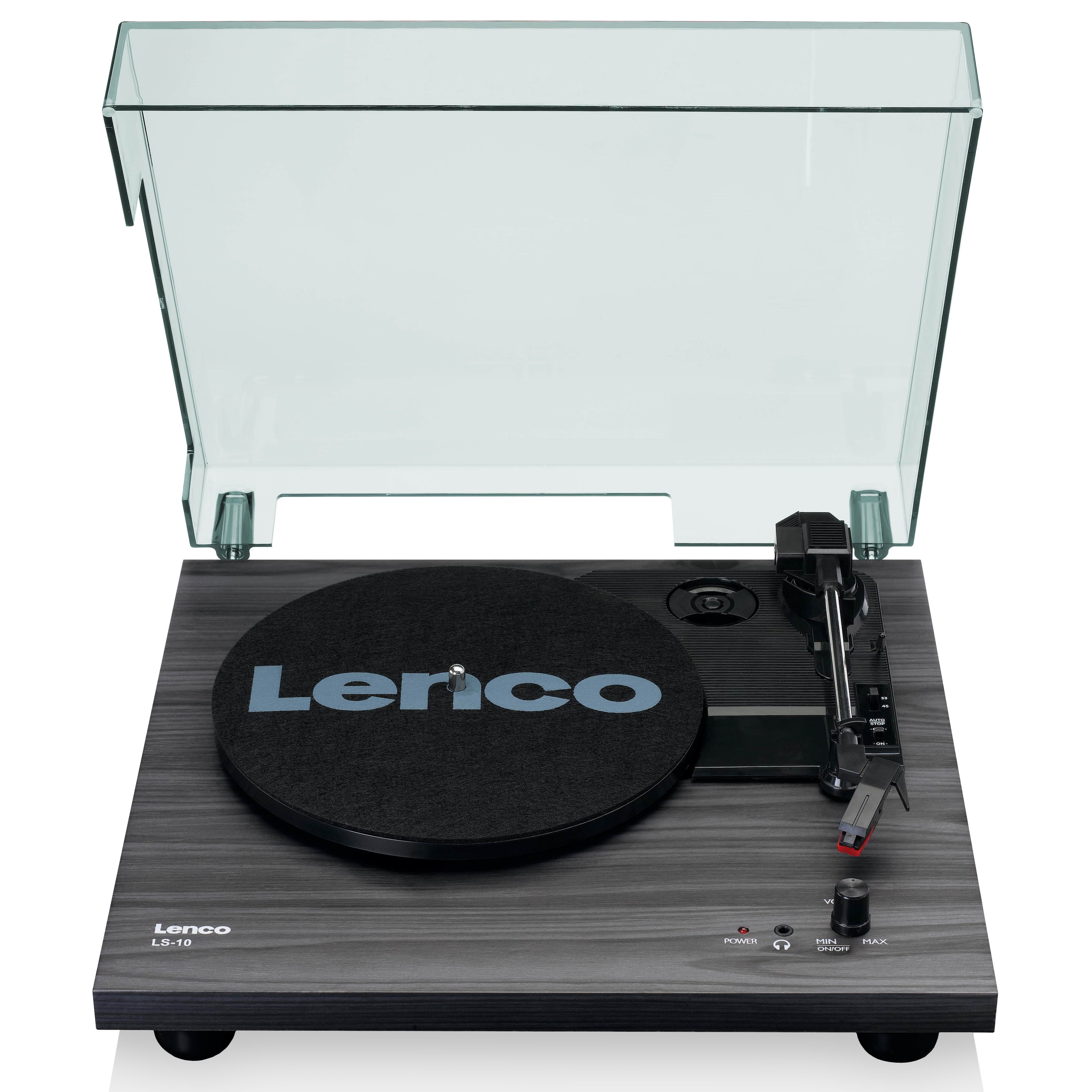 Lenco Ls-10bk - Record Player With Built-in Speakers - Black - Plattenspieler Schwarz