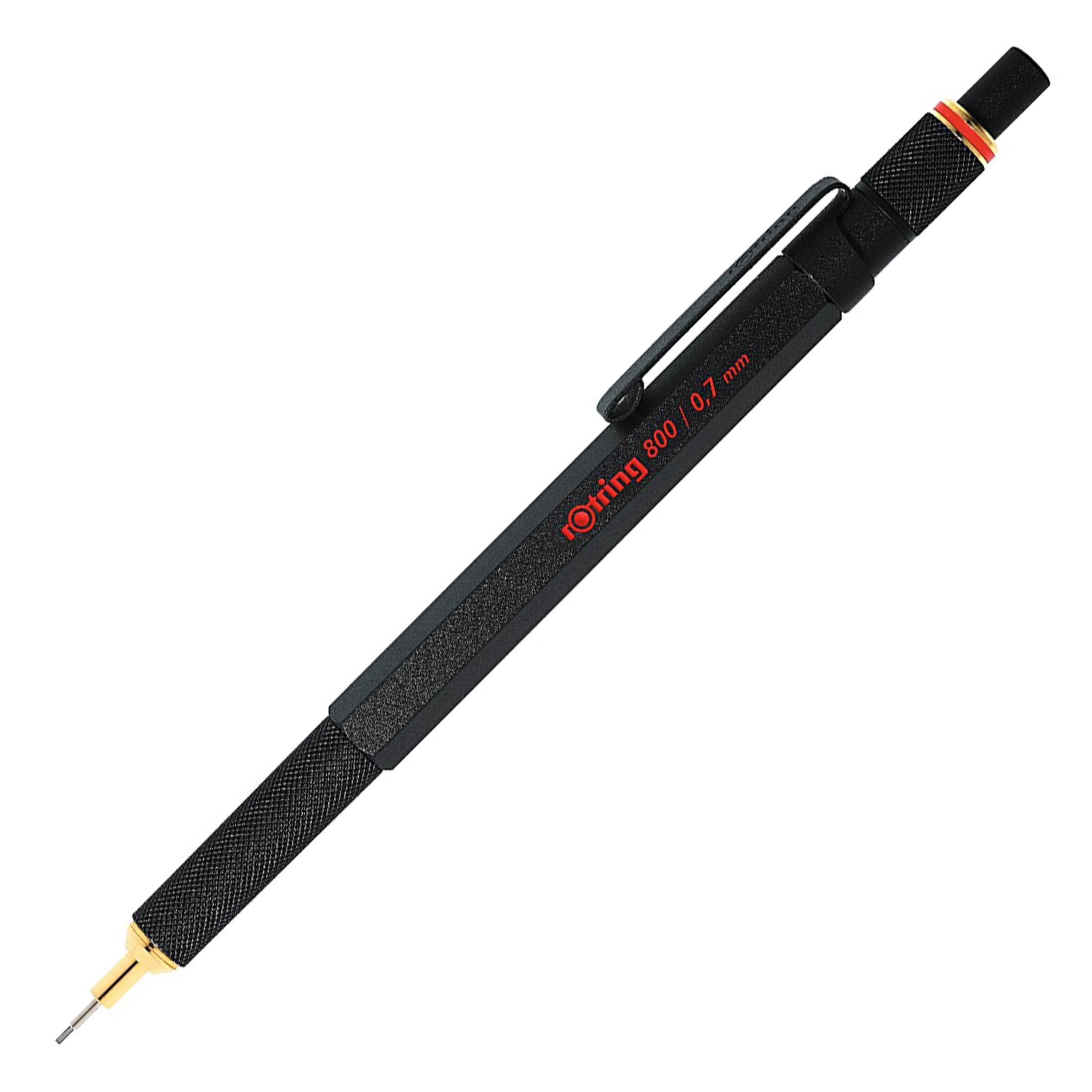 Rotring Rotring 800 Druckbleistift Mit Einzug | 0,7mm | Schwarz - Utensilien Zum Schreiben Und Zeichnen