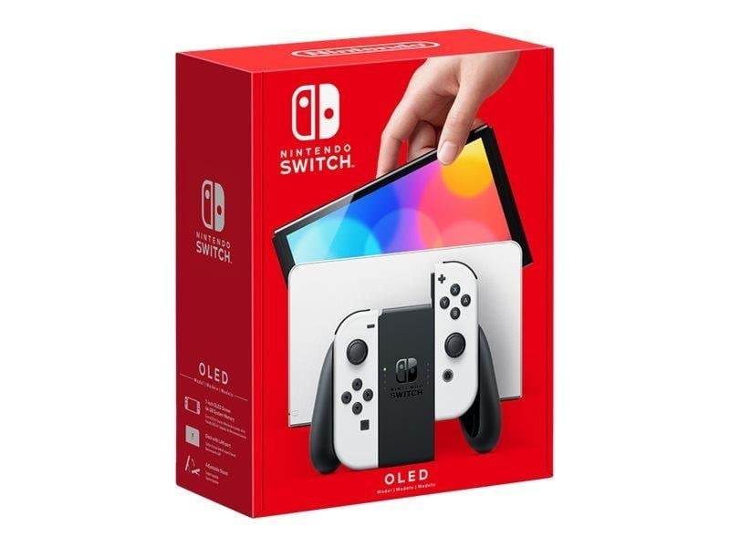 Nintendo Switch Oled White - Spielkonsolen