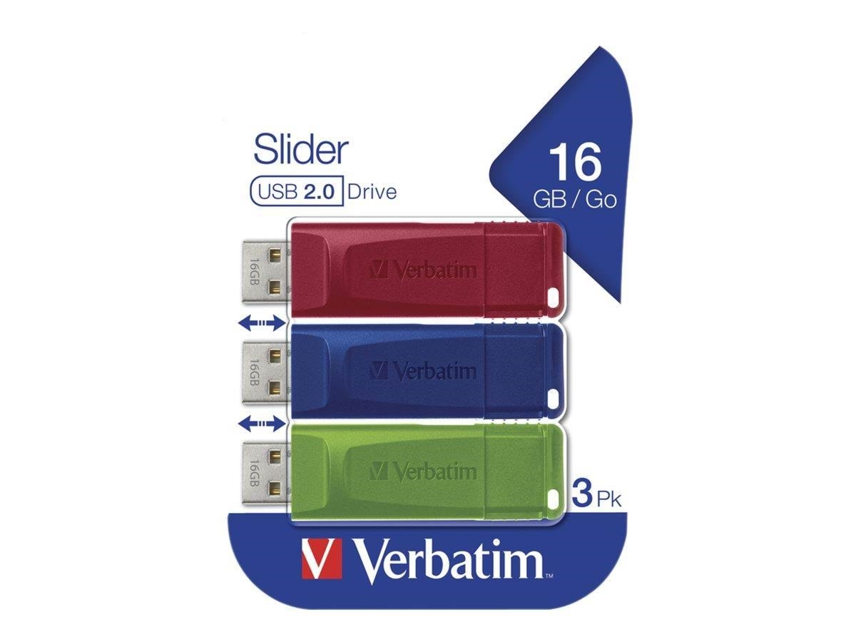 Verbatim Slider - 16gb - Usb-stick - Usb Stick