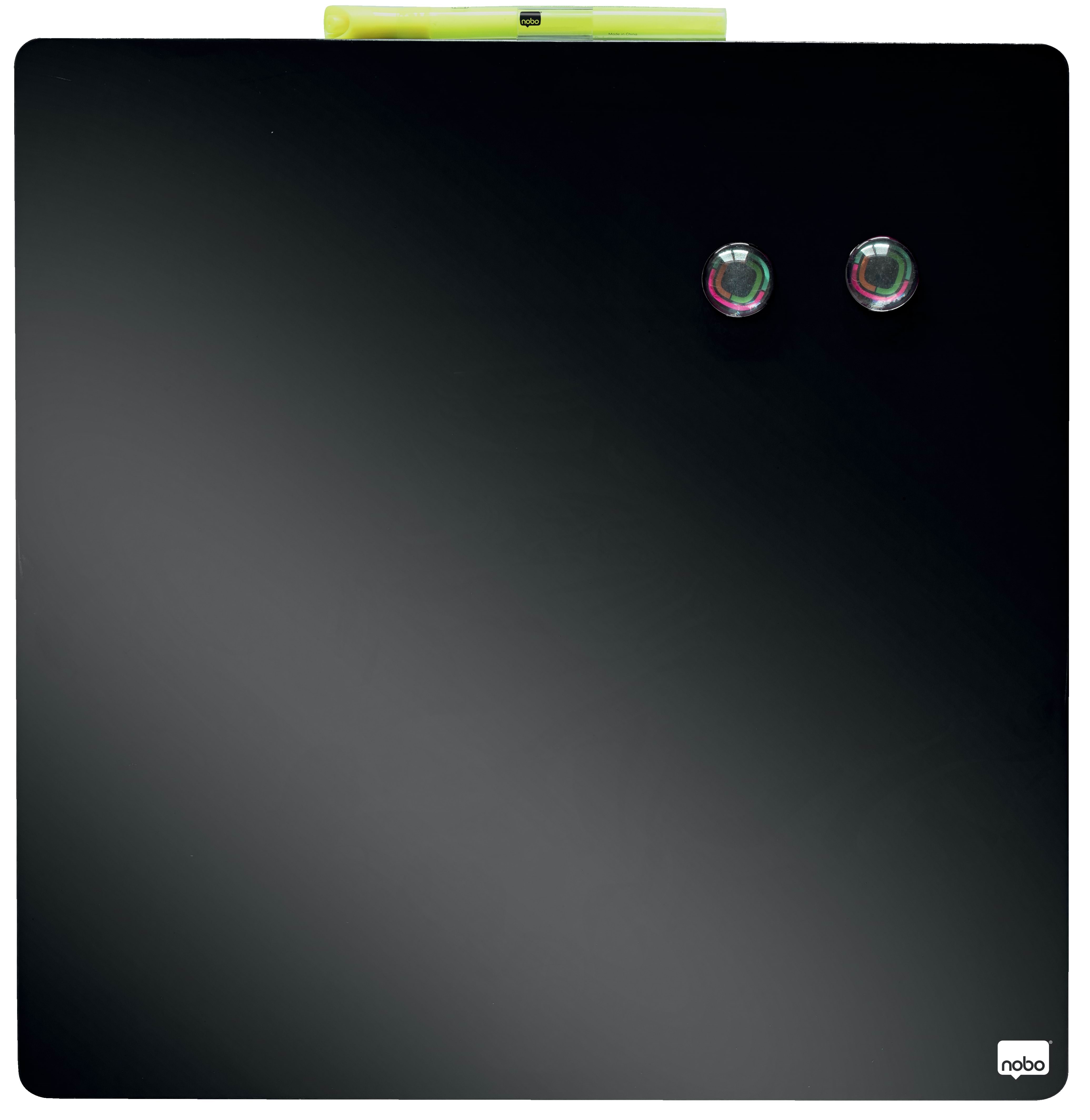 Nobo Quadratisches Whiteboard 36 x 36cm Schwarz - Konferenz Und Praesentation 1903774