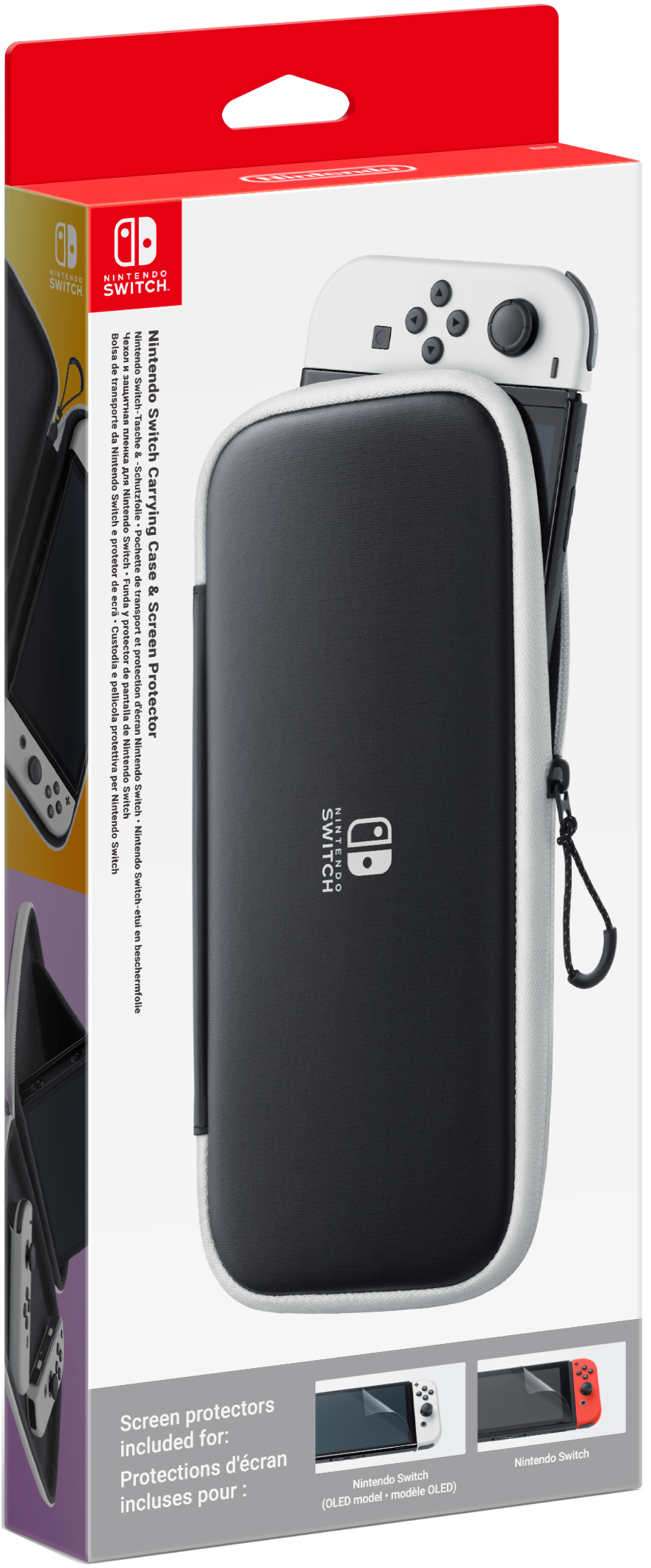 Nintendo Switch Carrying Case & Screen Protector For Oled Version - Gaming Zubehoer 0045496431501