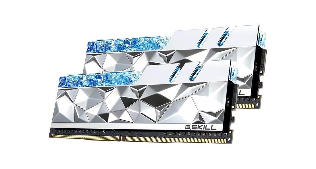 G.Skill Trident Z Royal Elite Ddr4-3600 - 32gb - Cl16 - Dual Channel (2 Pcs) - Intel Xmp - Silber Mit Rgb - Ram F4-3600c16d-32gtesc