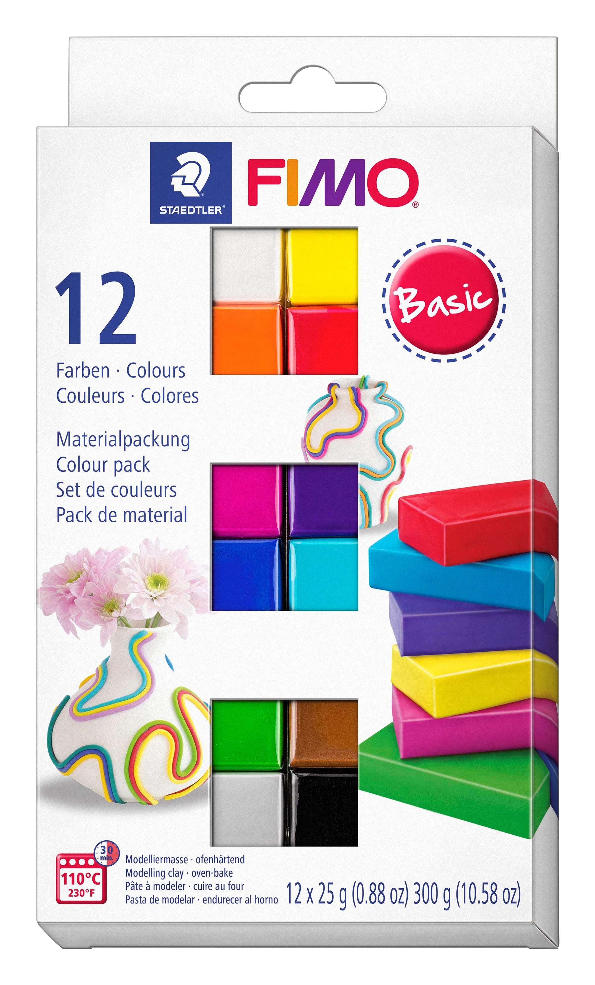 Staedtler Set Mod. Clay Fimo Soft MP Bac - Hobby Zubehoer 8023 C12-1