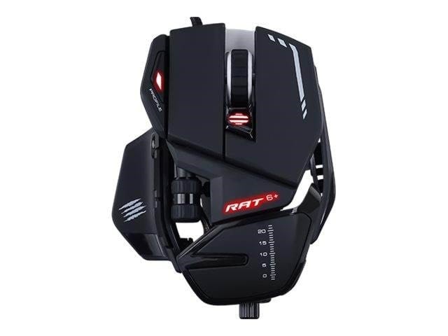 Mad Catz R.A.T. 6+ - Gaming Maus (Schwarz) Mr04dcinbl000-0