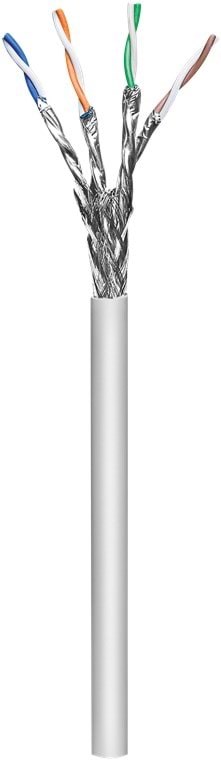 Pro Cat 6a Network Cable S/ftp (Pimf) Grey 100 m - Grau - 100m - Netzwerk Kabel