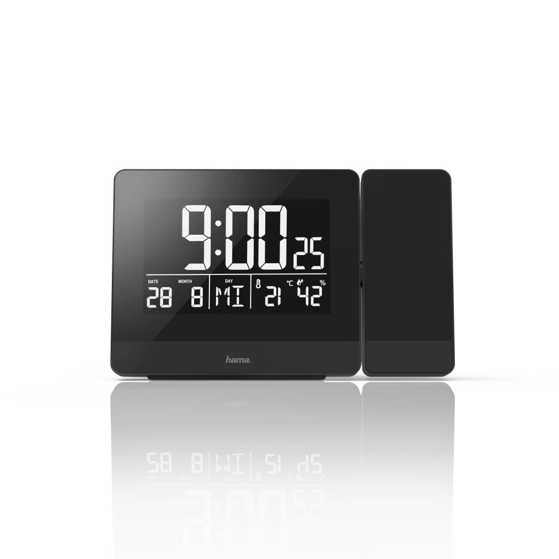 Hama Plus Charge - Alarm Clock - Electronic - Desktop - Black - Einrichtung