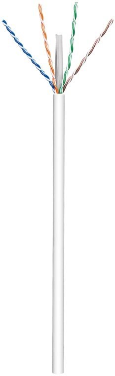 Pro Cat 6 Network Cable U/utp White 100 m - Cca Cop - Weiß - 100m - Netzwerk Kabel 4040849949654