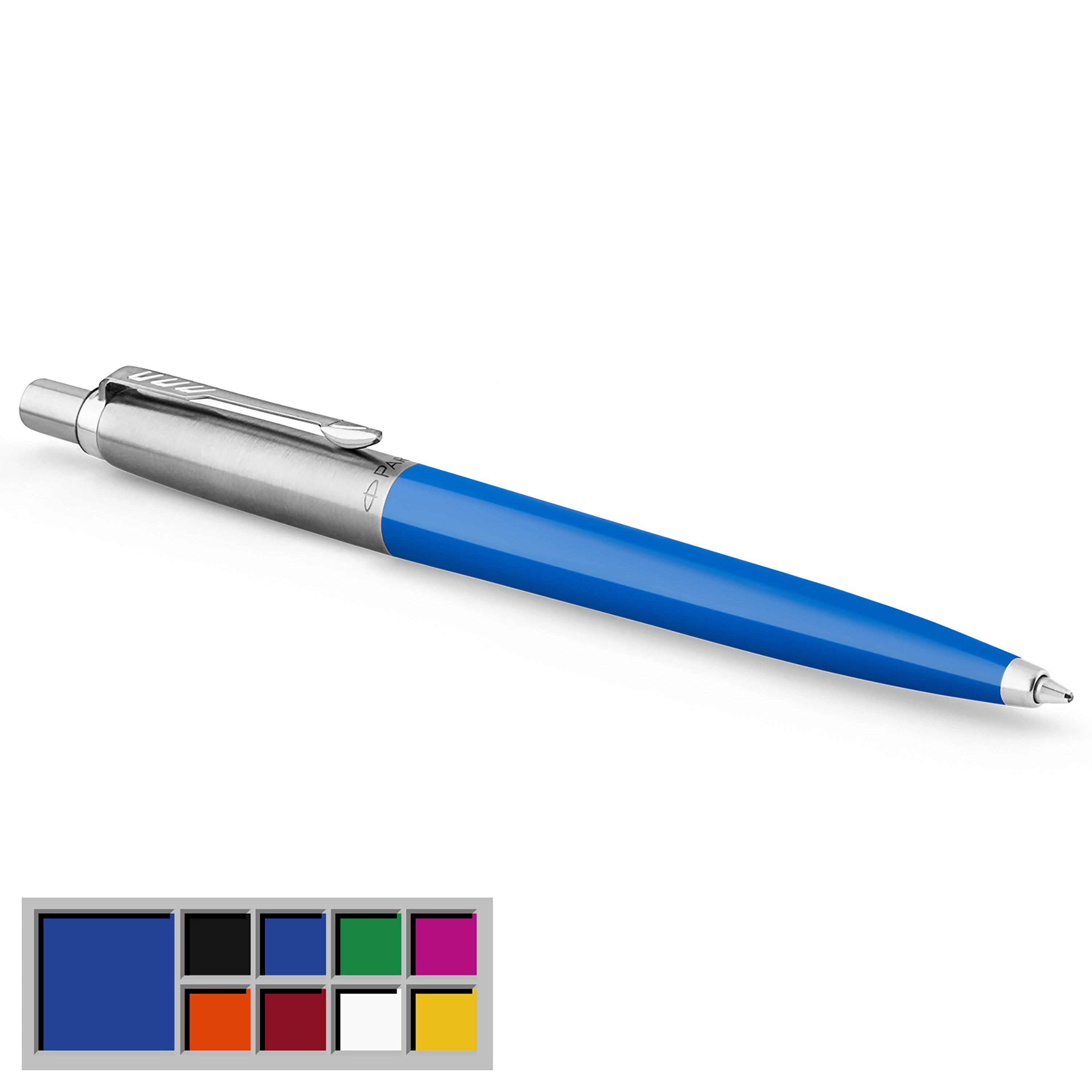Parker Jotter Originals Kugelschreiber | Klassisches Blau | Mittlere Spitze | Blaue Tinte - Utensilien Zum Schreiben Und Zeichnen