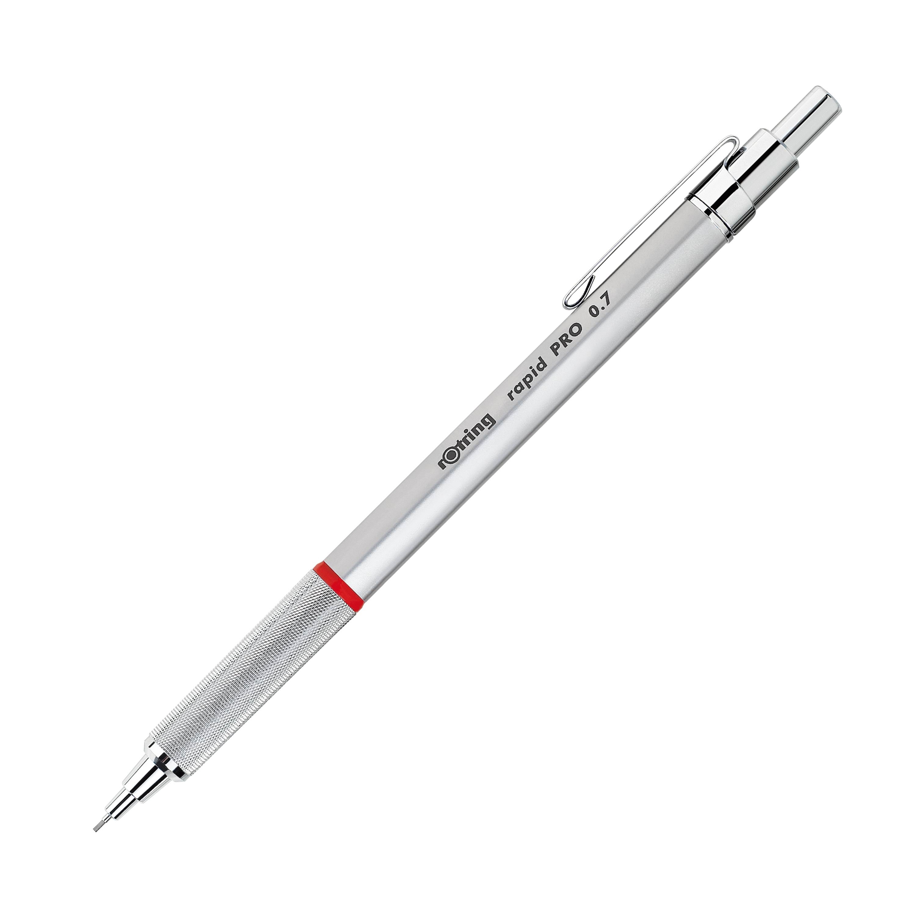 Rotring Rotring Rapid Pro Druckbleistift | 0,7 mm | Silberfarbener Schaft - Utensilien Zum Schreiben Und Zeichnen