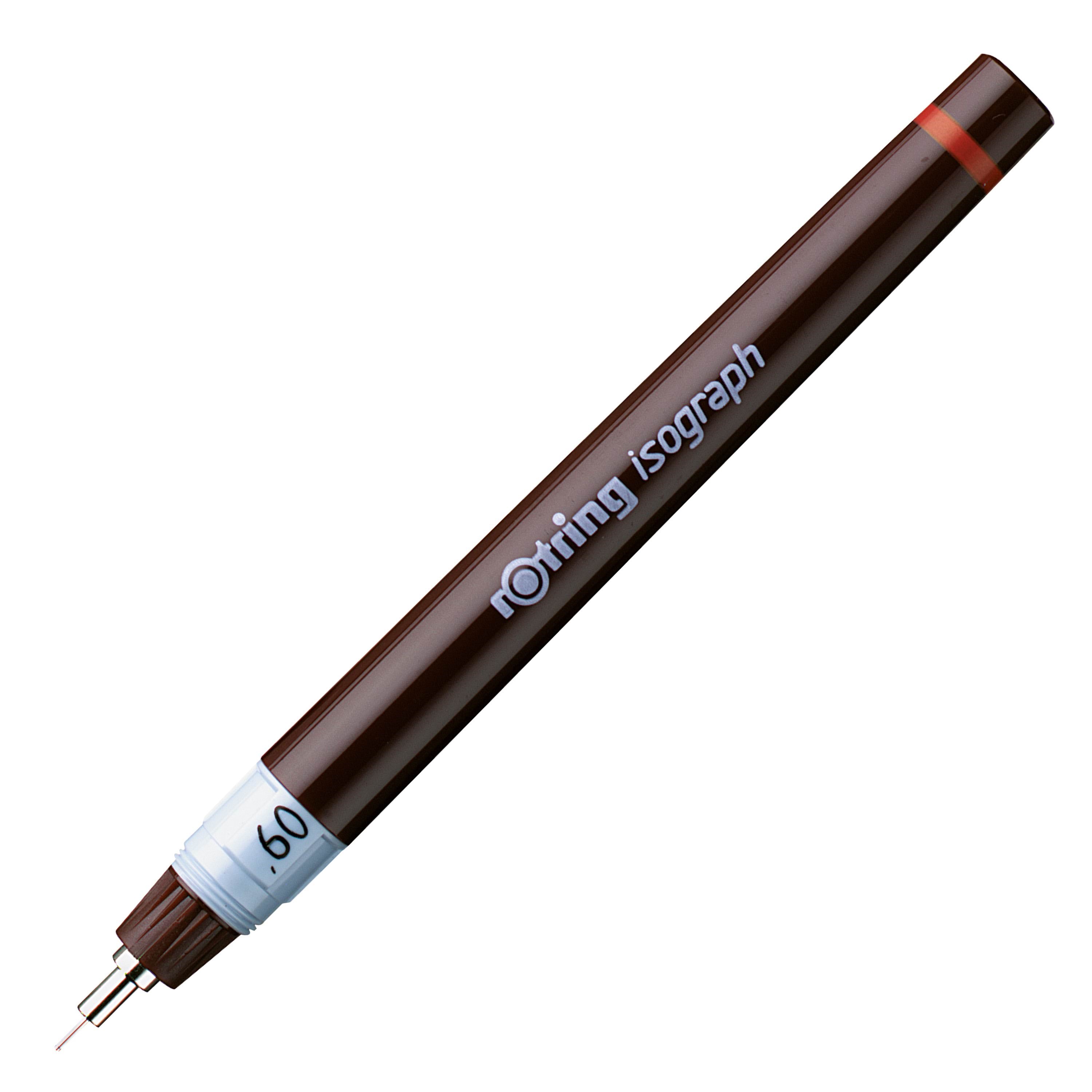 Rotring Rotring Isograph Technischer Zeichenstift | 0,60 mm Nachfüllbare Fineliner - Utensilien Zum Schreiben Und Zeichnen