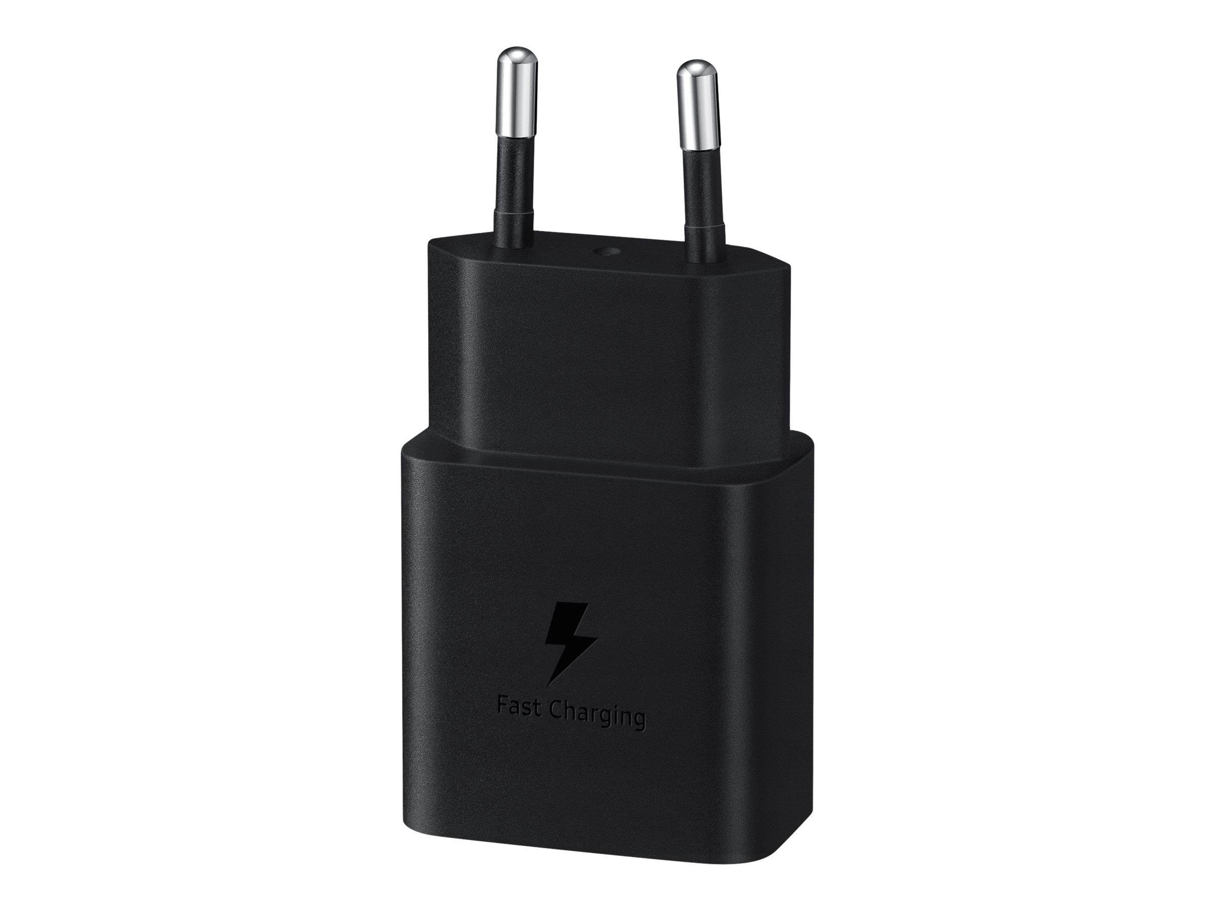 Samsung 15w Usb-c Power Adapter - Black - Handys Adapter Und Ladegeraete