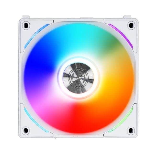Lian Li Uni Fan Al120 - Gehäuselüfter - 120mm - Weiß Mit Rgb Led - 28 Dba - Gehaeuseluefter Uf-al120-1w
