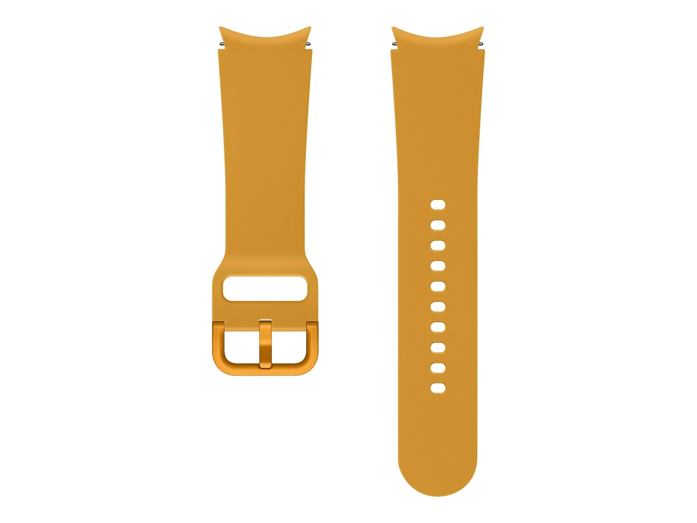 Samsung Watch Strap Sport Band 20mm S/m - Mustard - Handys Anderes Zubehoer Et-sfr86syegeu