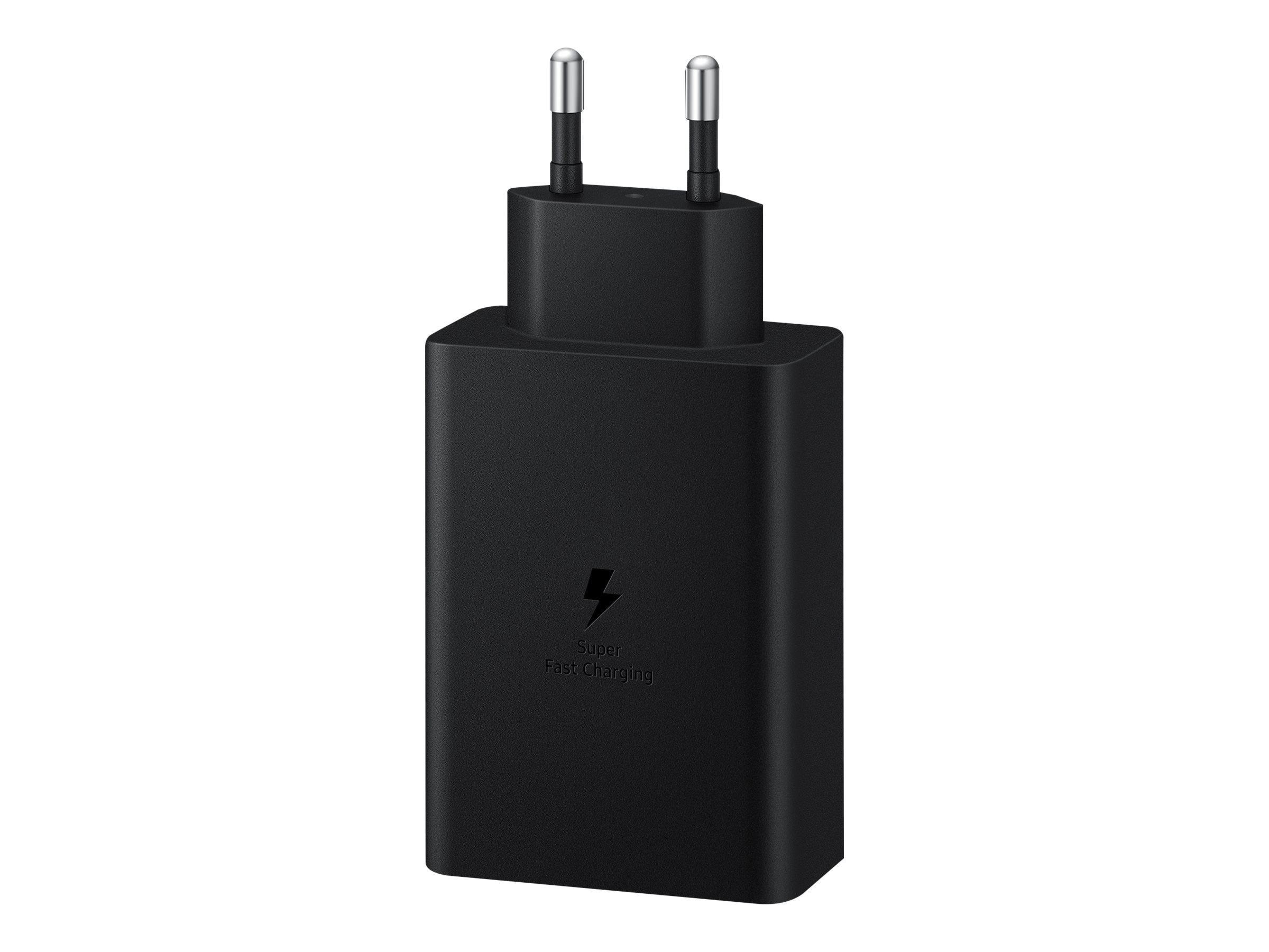 Samsung 65w Power Adapter Trio - Black - Handys Adapter Und Ladegeraete Ep-t6530nbegeu