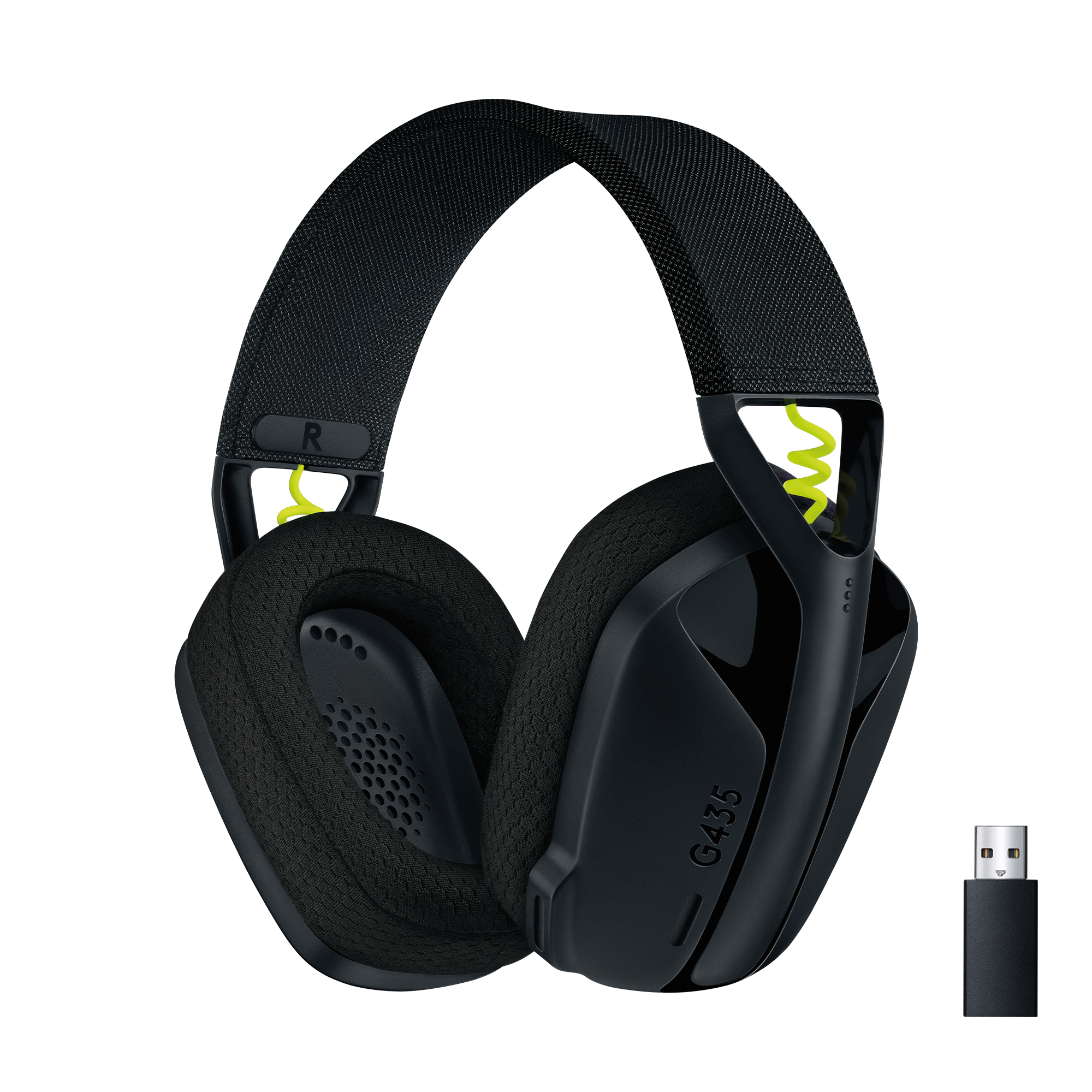 Kopfhörer - Logitech G435 Lightspeed Wireless Gaming Headset - Black - Kopfhoerer/headsets