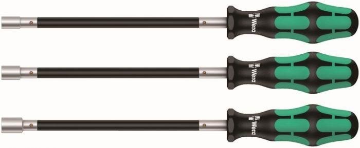 Wera 3 Piece Kraftform Flexible Shaft Nutspinner Set - Handwerkzeuge 05135311001