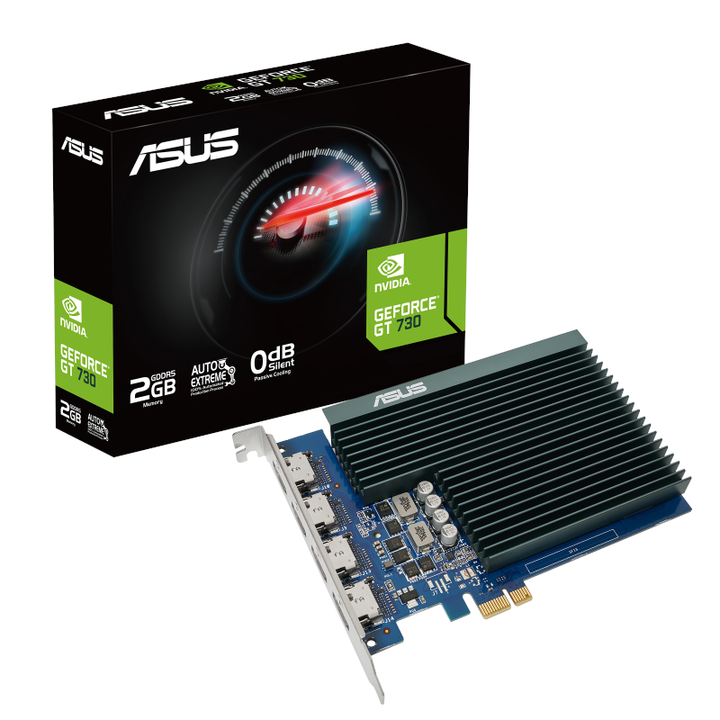 Asus Geforce GT 730 Silent - 2gb Gddr5 Ram - Grafikkarte
