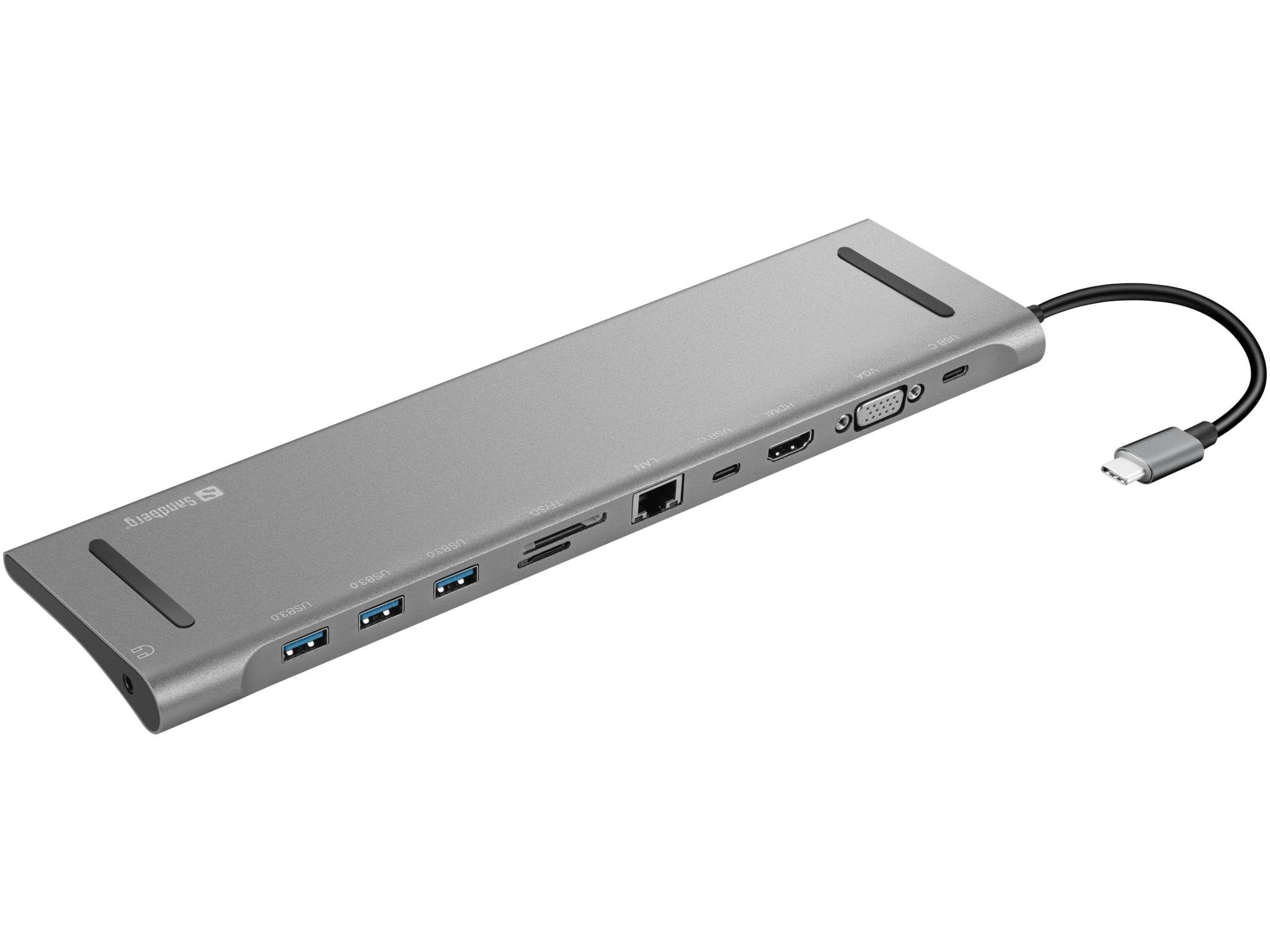 Sandberg Usb-c 10-in-1 Docking Station - Dockingstationen 136-31