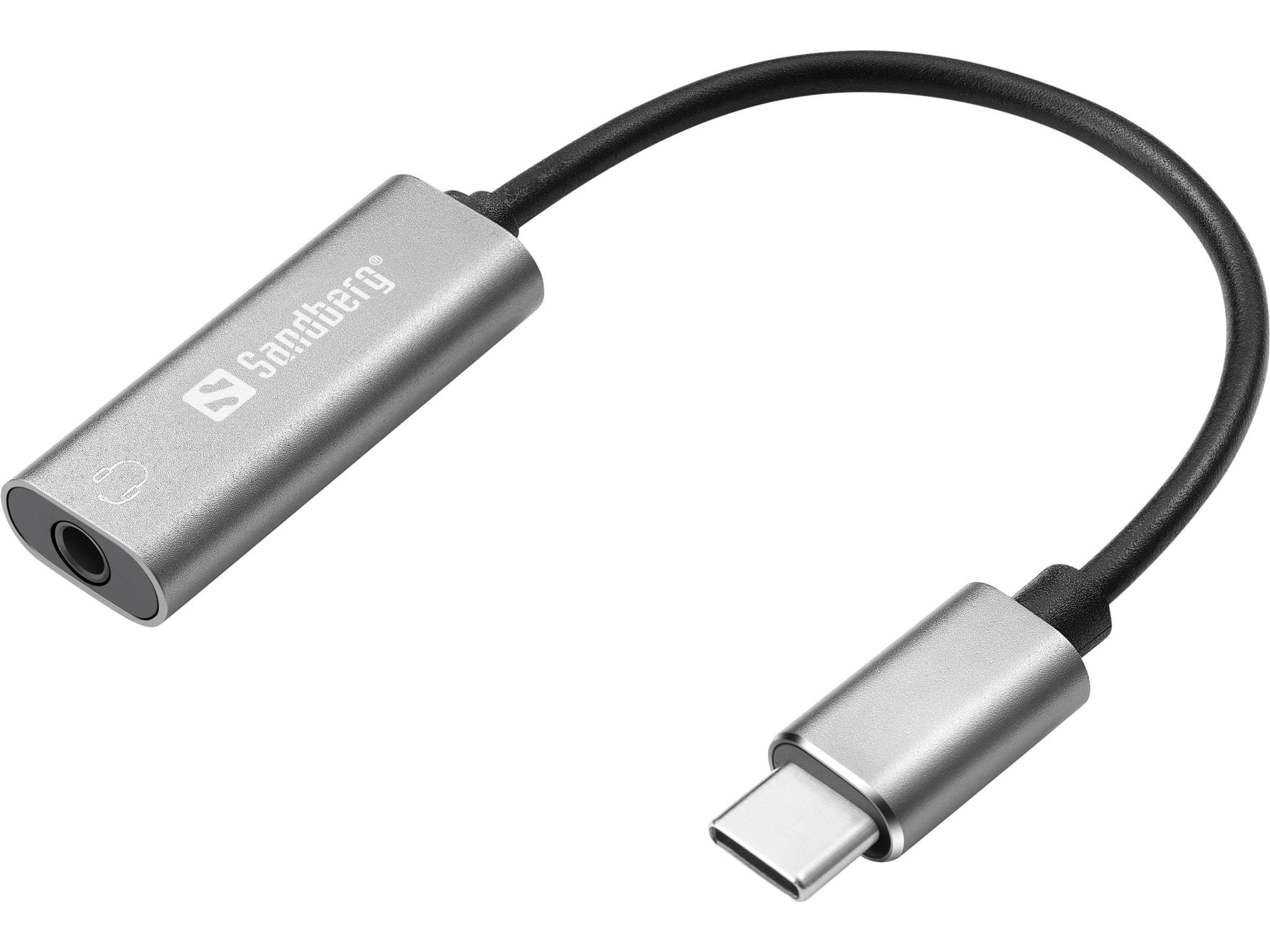 Sandberg Usb-c Audio Adapter - Usb Kabel Weiß 136-27