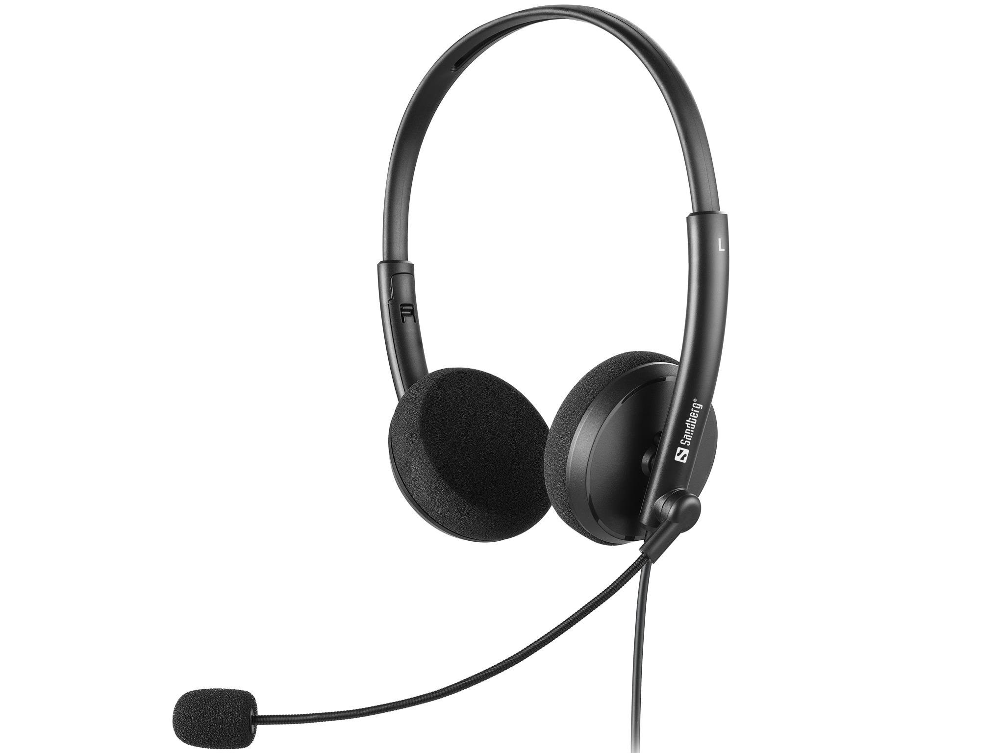 Kopfhörer - Sandberg Minijack Office Headset (3.5mm) - Kopfhoerer/headsets