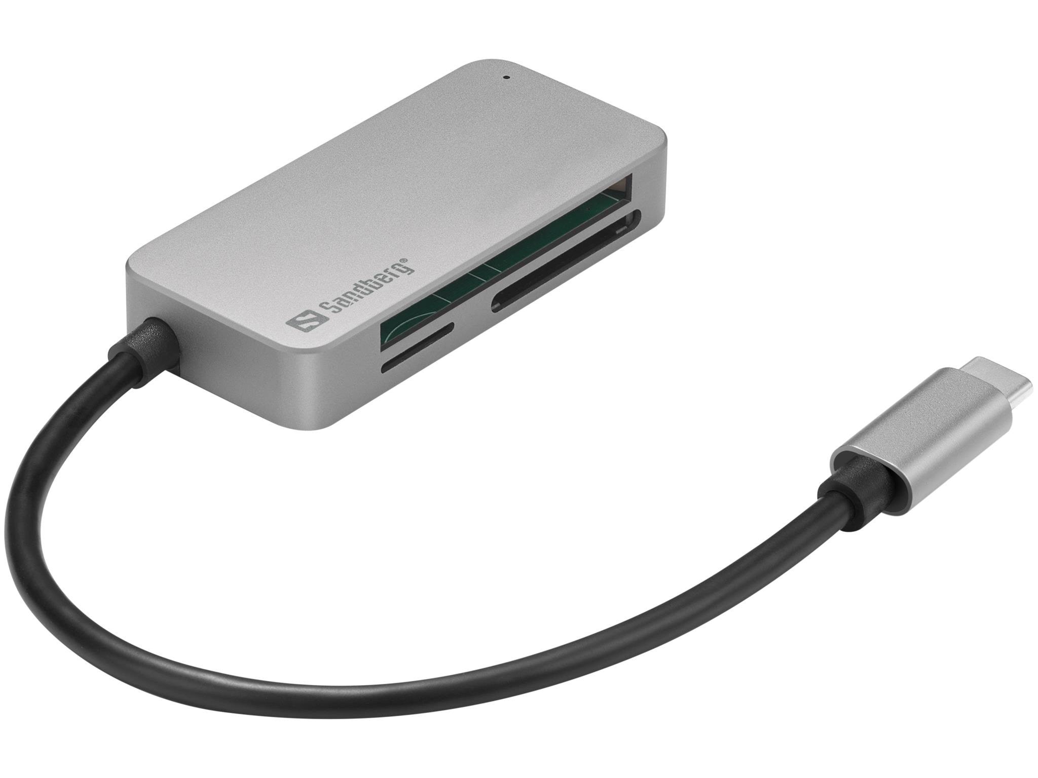 Sandberg Usb-c Multi Card Reader Pro - Speicherkarten Lesegeraetadapter 136-38