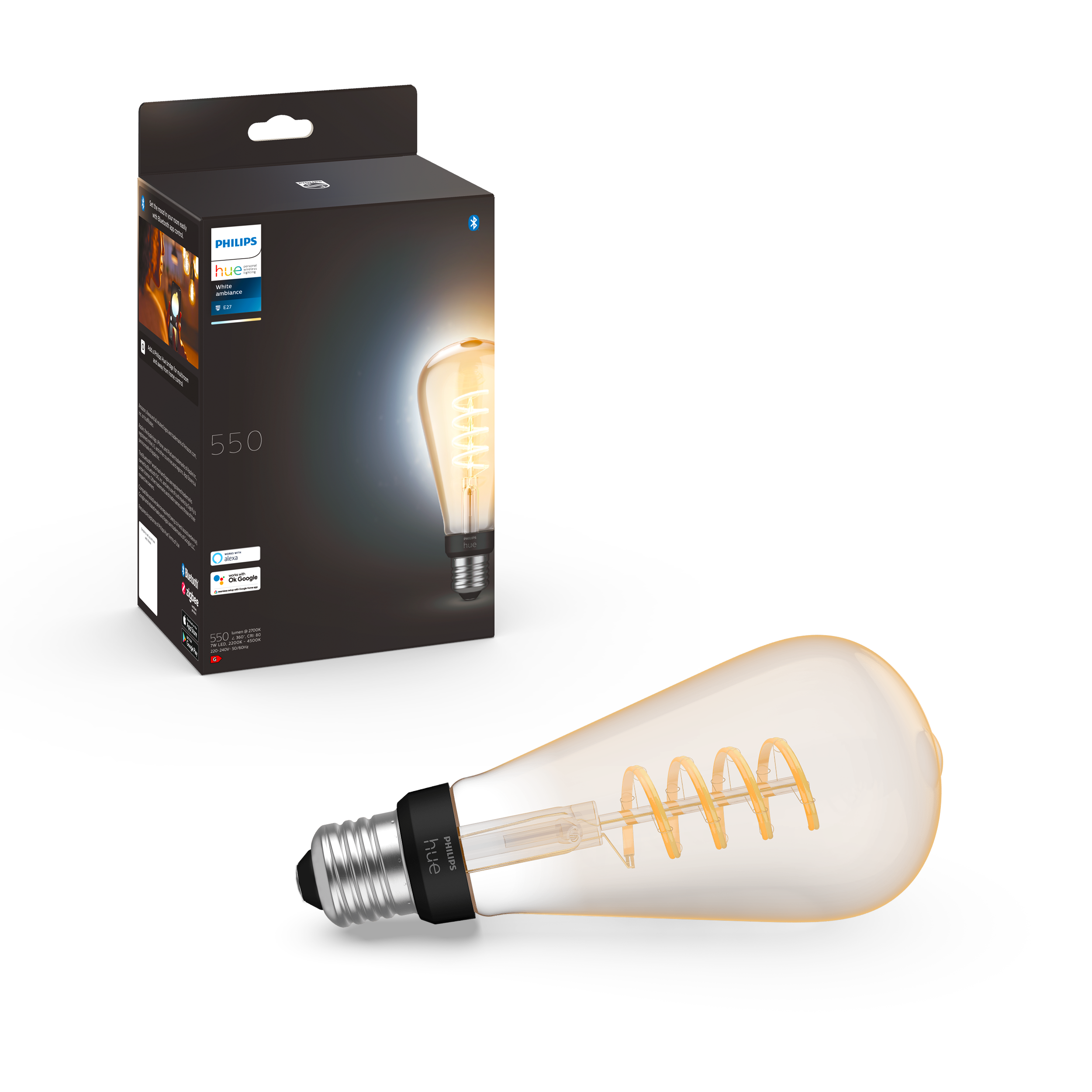 Philips Hue St72 E27 Giant Edison Lampe Mit Glühdraht - Smart Home