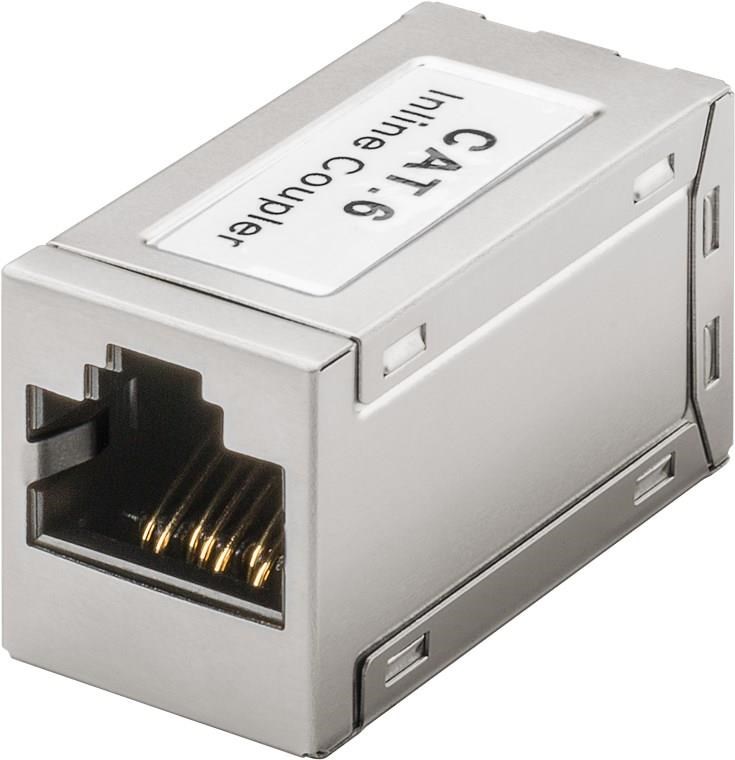 Pro Rj45 Modular Coupler Cat 6 - Silber - Netzwerk Kabel 4040849152177