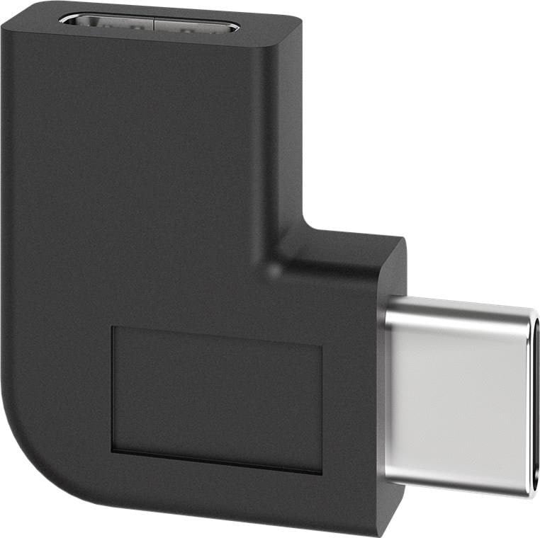 Pro Usb-c to Usb-c Adapter 90° - Black - Usb Kabel Schwarz 4040849454028