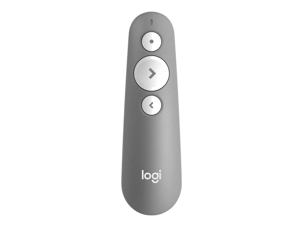 Logitech R500s Laser Presentation Remote - Lysegrå - Fernbedienungen 910-006520