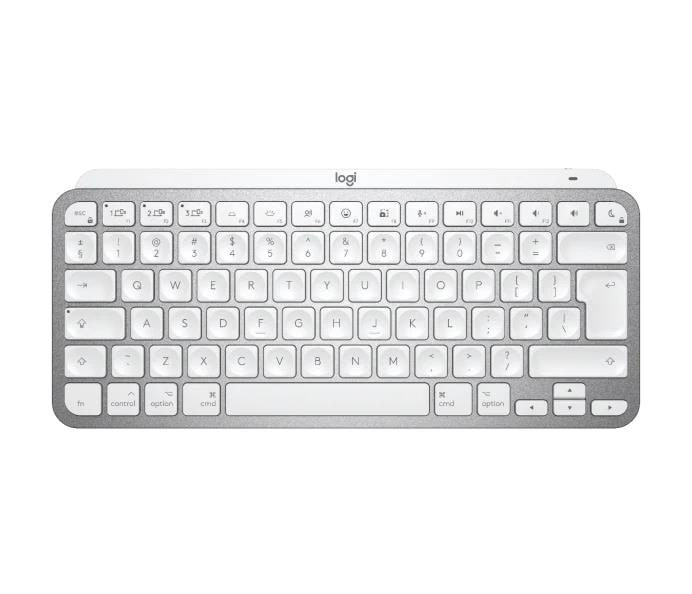 Logitech MX Keys Mini For Mac Wireless Keyboard - Pale Grey - US - Tastatur - Englisch (US) - Grau - Tastaturen