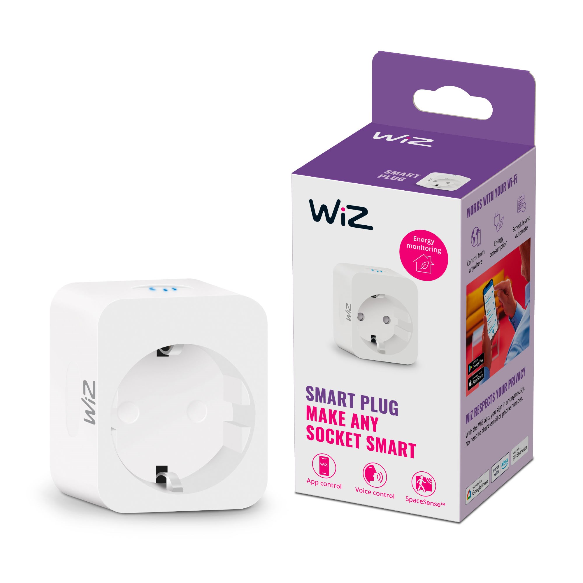Wiz Smart Plug With Energy Monitoring - Smart Home