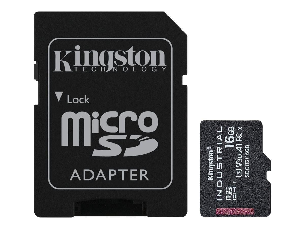 Kingston Industrial Microsd/sd - 100mb/s - 16gb - Speicherkarten Sdcit2/16gb