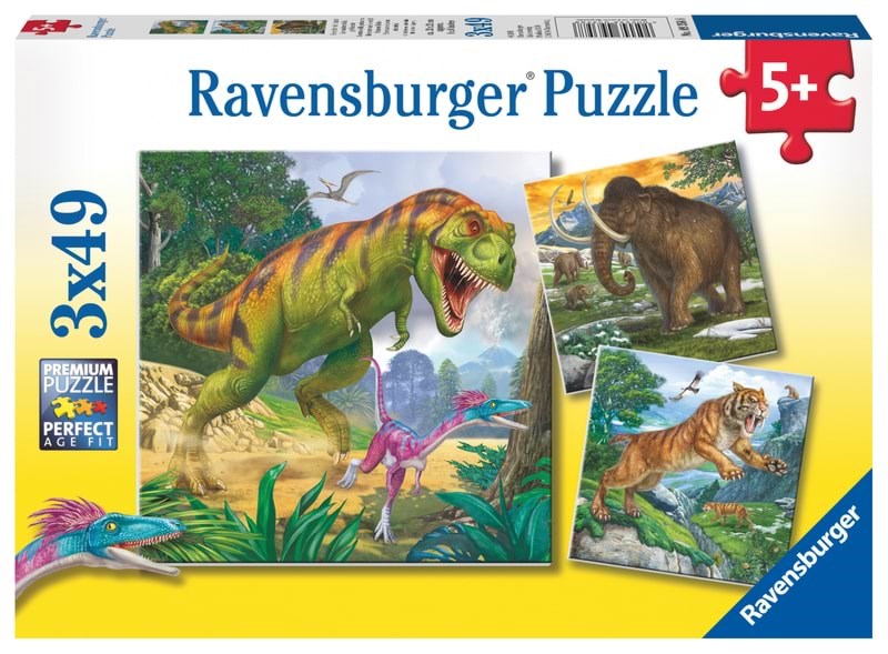 Ravensburger Primeval Ruler 3x49p - Puzzle