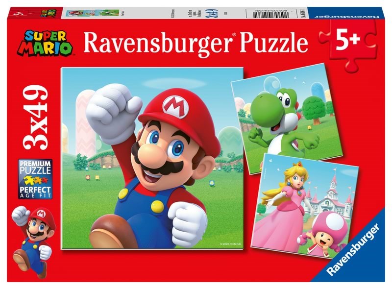 Ravensburger Super Mario 3x49pcs - Puzzle