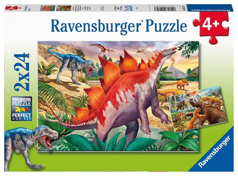 Ravensburger Jurassic Wildlife 2x24p - Puzzle
