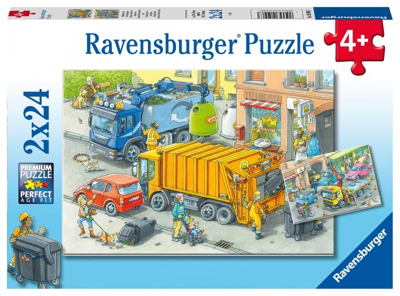 Ravensburger Working Trucks 2x24p - Puzzle