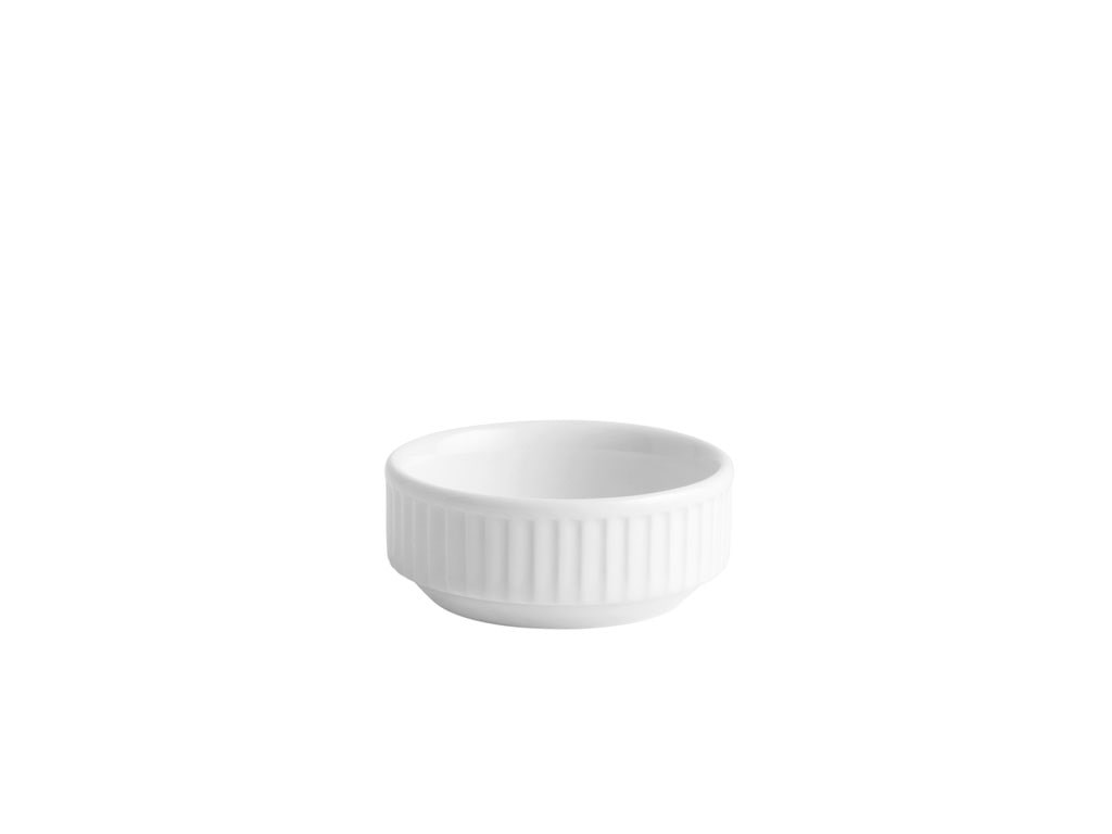 Pillivuyt Miniskål Plissé 7 x 3 cm Hvid - Tischgedeck