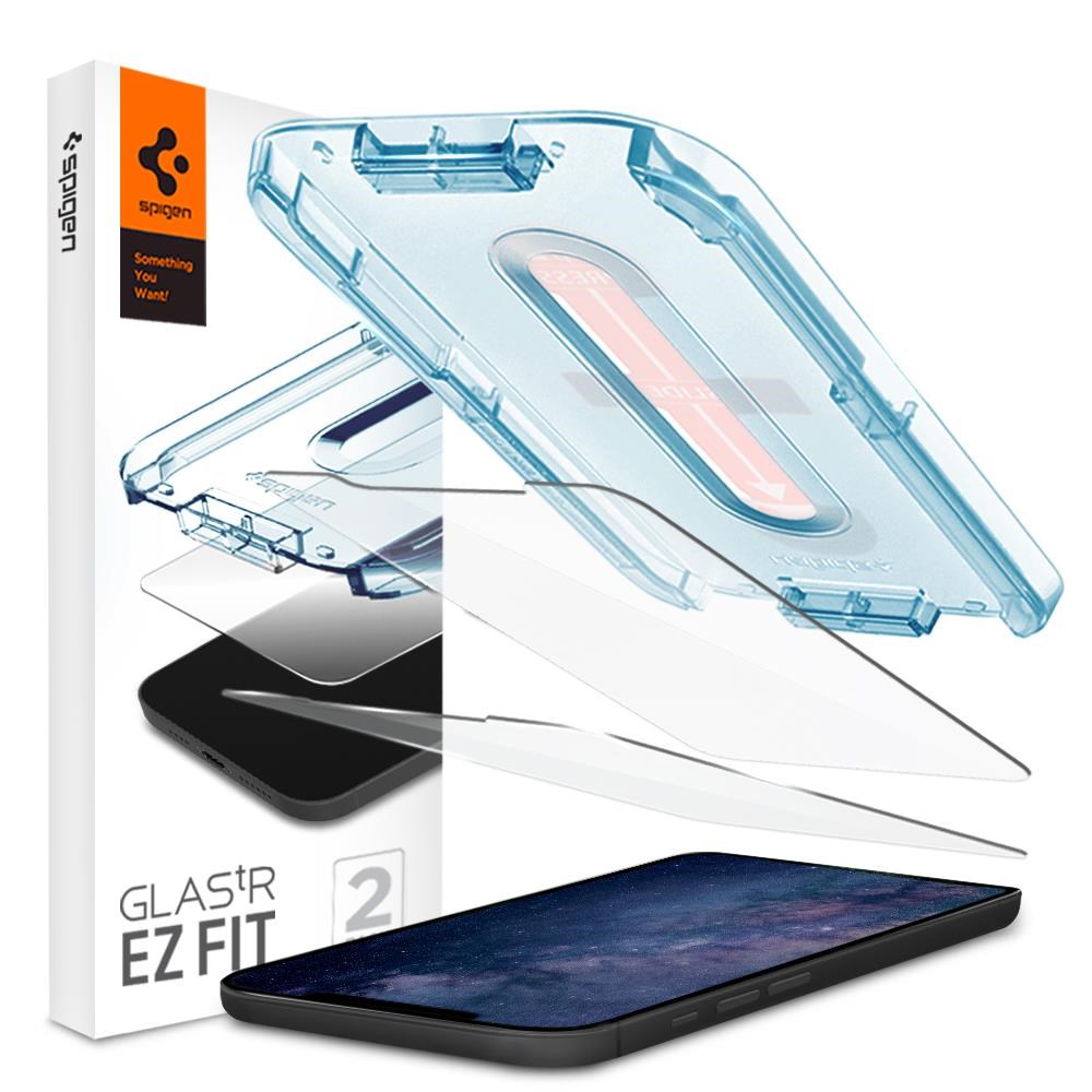 Spigen Glas tR EZ Fit - 2 Pack - Iphone 12 Mini - Handys Schutzfolie Agl01811
