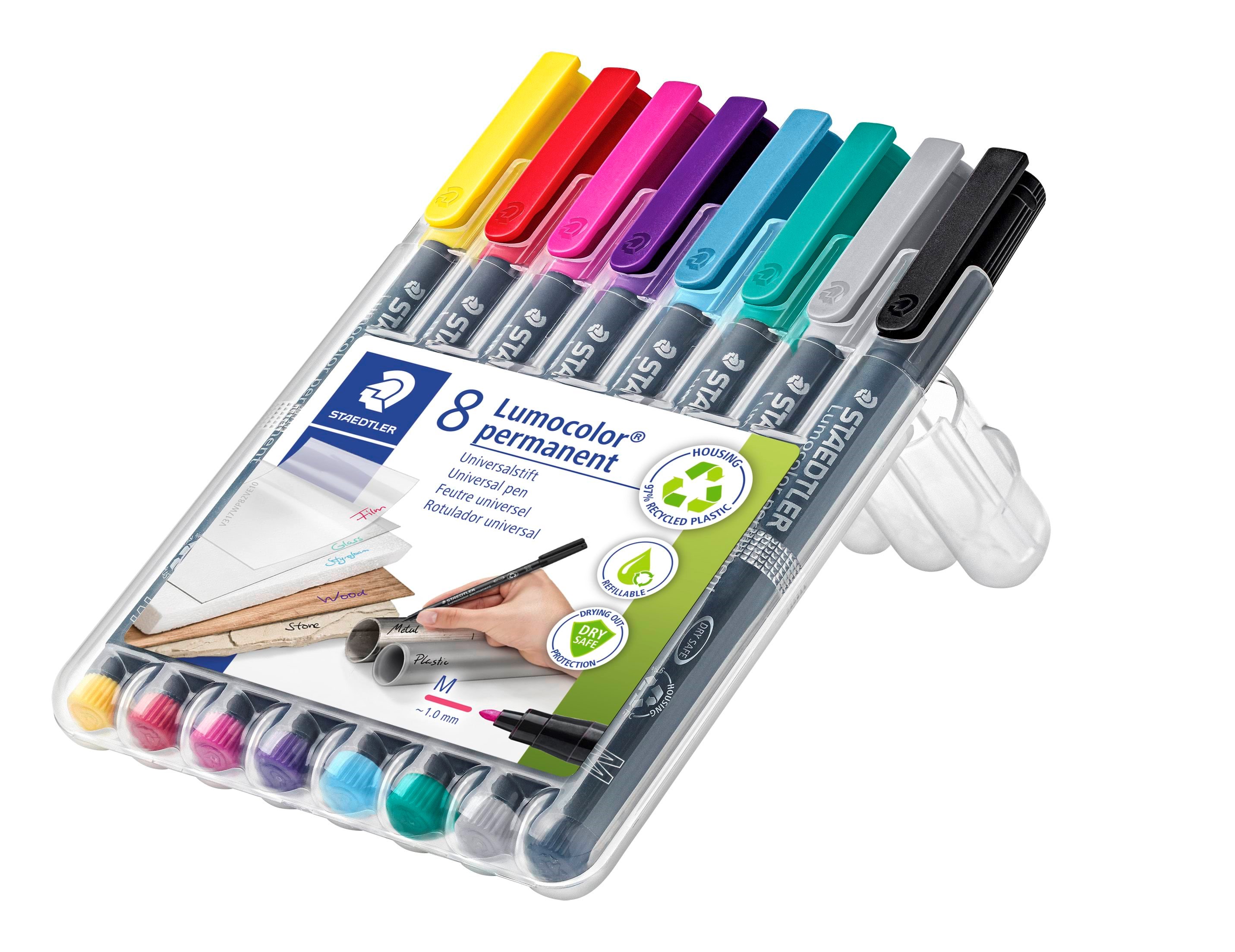 Staedtler Universal Pen Lumocolor Perm M 8pcs - Utensilien Zum Schreiben Und Zeichnen 317 Wp8