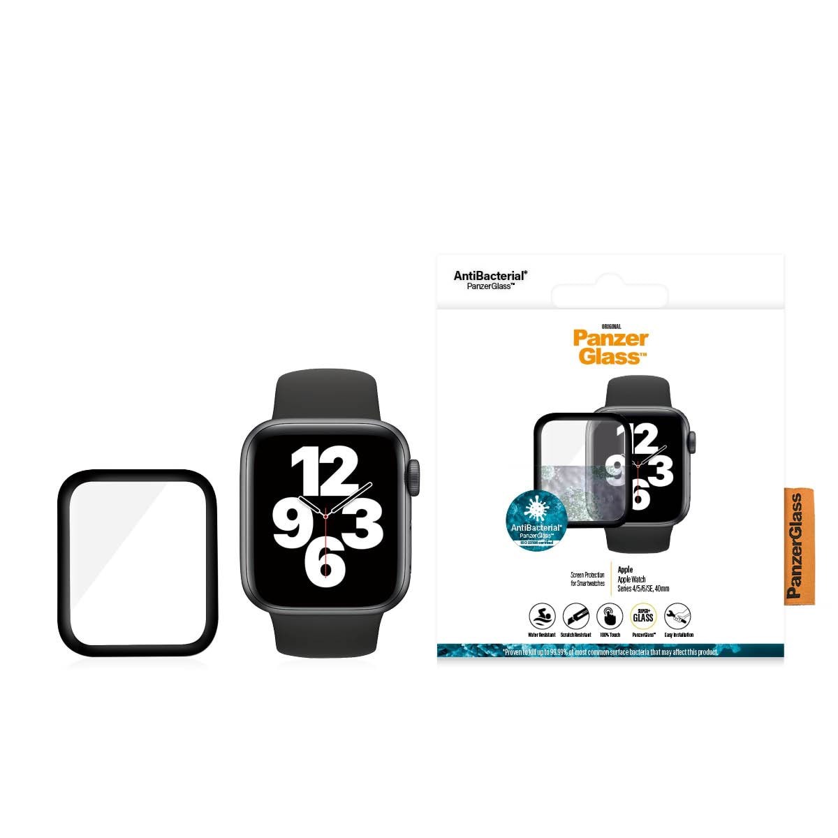 Panzerglass Apple Watch Series 4 | 5 | 6 | SE 40mm| Screen Protector Glass - Smartwatch Accessories Panzer2016