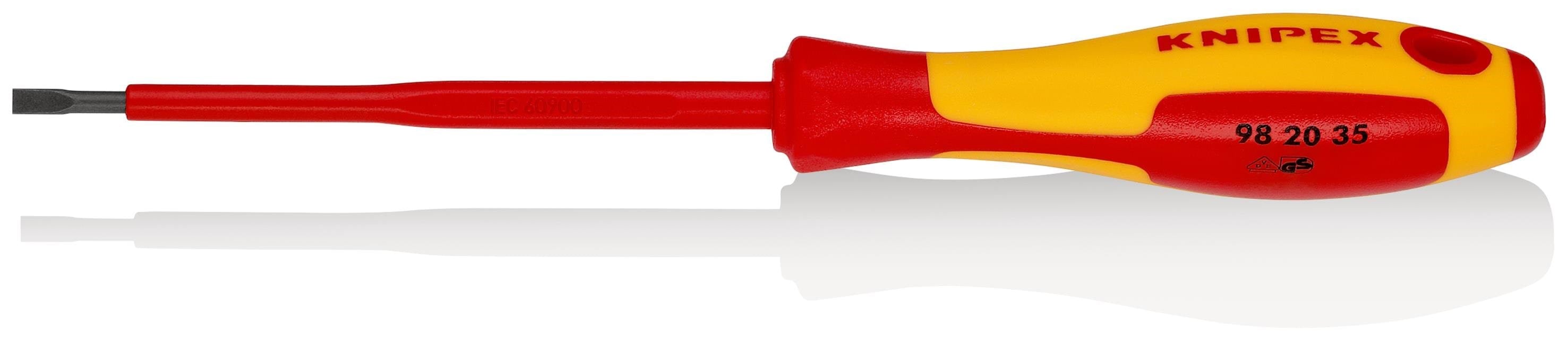Knipex Schraubendreher Für Schlitzschrauben - Werkzeuge Fuer Elektrische Arbeiten 98 20 35